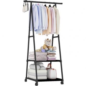 Triangle Clothes Hanger with Wheels