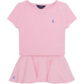 Completo Polo Ralph Lauren con gonna a stampa
