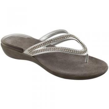 DR.SCHOLL LULU INFRADITO GELACTIVE CON STRASS (37, ARGENTO)