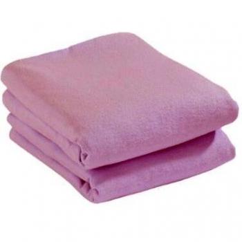 Cuddles Collection Pram Jersey Fitted Sheets (Pink, Duo Pack)