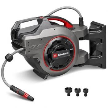 Enrouleur de tuyau 30m avec enroulement automatique Einhell