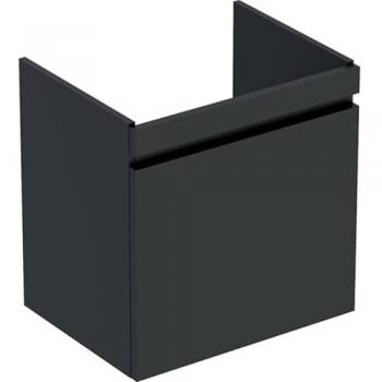 Keramag Geberit Renova Plan Unterschrank für Waschtisch, mit 1 Schublade, 58,5x60,6x44,6cm, lava, lackiert matt