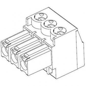 TE Connectivity 3-Pin Terminal Block Connector, 3.50 mm, 284506-3