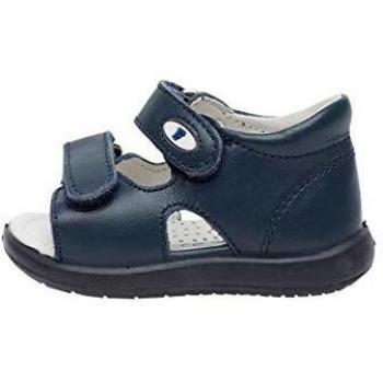 Falcotto Boys' New River Leather Sandals in Blue