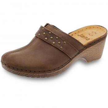 Sheego Jana Clogs Dunkelbraun 41