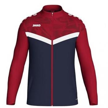 JAKO Damen Jacken – Poly-Iconic Blau/Rot 4XL Unisex