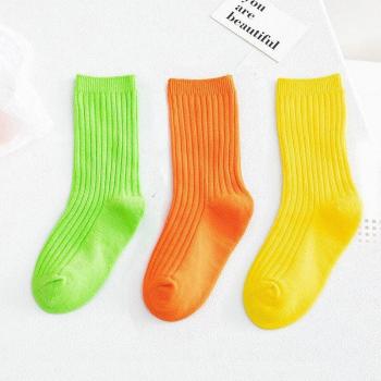Soft Cotton Tube Socks for Children (1-12 Years)