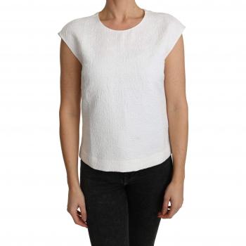 Dolce & Gabbana Women's White Floral Brocade Top