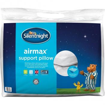 Silentnight Airmax Pillow – Soft Touch Fabric with Air Mesh Sides