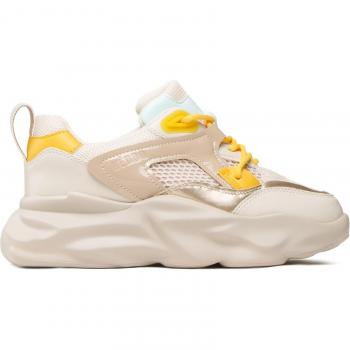 Keddo Casual Sneakers aus Textil – Beige (Modell 837103/06-02E)