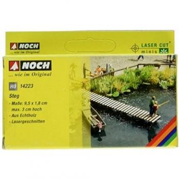 NOCH 14223 HO Scale Laser‑Cut Footbridge Mini Kit