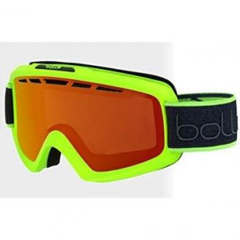 Bollé Nova II Maschera da Sci Unisex Adulto Matte Neon Green Tree S/M