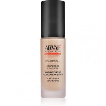 Couperoll Base de Maquillaje Anti-Rojeces SPF 15, Fórmula 30 ml con Protección Solar