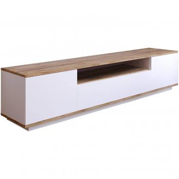 Meuble TV Dmora Effet Bois 180x45 cm