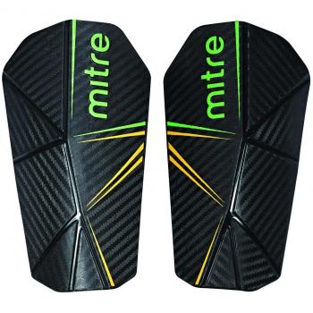 Mitre Delta Slip‑Football Shins – Large/Black