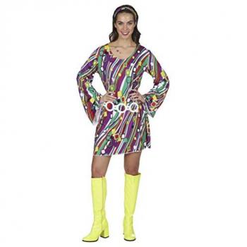 Hippie-Mode 1970s – Metamorph Kostüm “Dizzy” in bunten Farben