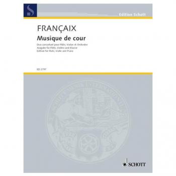 Partitions classique SCHOTT FRANÇAIX JEAN