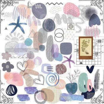 Irregular Pattern Vellum Card Making Paper
