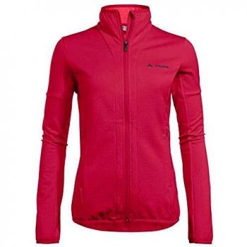 Full Zip Fleece Damen-Jacke VauDE BackBowl, Farbe Cranberry, Größe 34