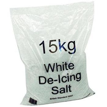 White Winter De-Icing Salt 15kg Bag (30 Pack)