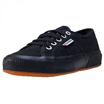 Superga JCOT Classic Children's Unisex Summer Trainer, UK Size 9.5 Kids, Black
