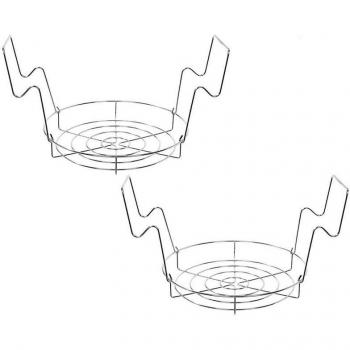 Support de mise en conserve 12 pouces en inox, pour bocaux de 8 pintes ou 7 pintes, 2 unités