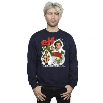 Mens Elfi Buddy Felpa in Cotone