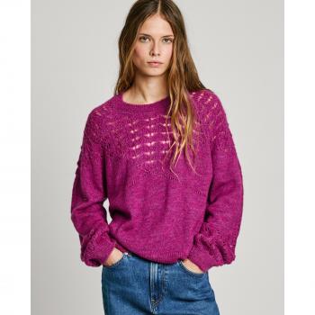 Cranberry Pink Naina Sweater di Pepe Jeans M