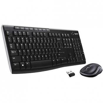 Logitech Wireless Combo MK270 Keyboard & Mouse USB Wireless RF Keyboard Spanish