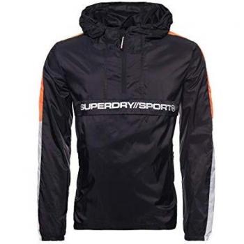 Superdry Herren Urban Coat Schwarz Extra Large