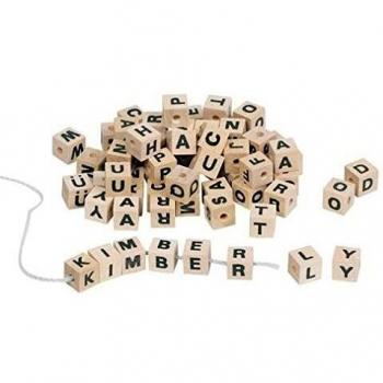 Goki Cubetti di Legno con Lettere