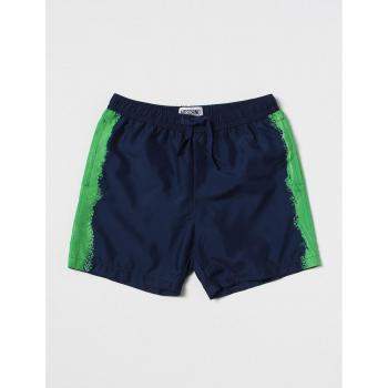 Short de bain Moschino Kids bleu pastel
