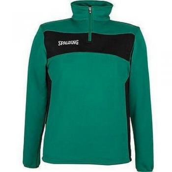 Spalding Evolution II Children's Green Sweatshirt with 1/4 Zip