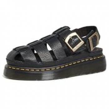 Dr. Martens Women’s Archive Fisherman Leather Flip-Flops – UK 3