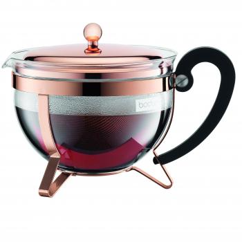 Bodum Chambord 44 oz Stainless Steel Filter Teapot