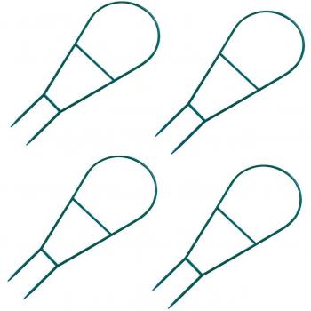 PlantPioneer 4‑Set Green Climber Frames