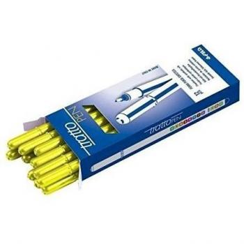 Tratto 601969 Astuccio, Confezione da 12 Pezzi, Giallo