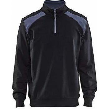 Trucker-Kragen Sweatshirt, zweifarbig von Blaklader