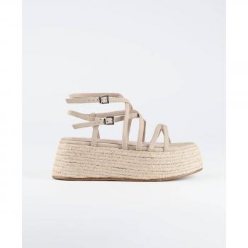 Plataforma Alta MIM ZAHARA Beige para Mujer