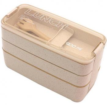 Portable 3-Layer Heating Lunch Container
