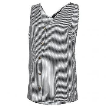 Vero Moda Maglia Maternity senza spalline bumpy bianco L