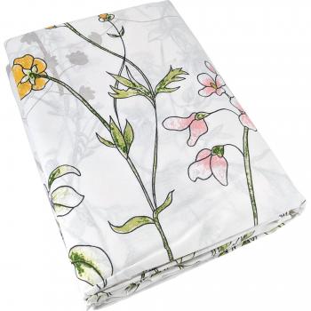 Fodera copripiumone FOLIFLORA 140x200 cm alb
