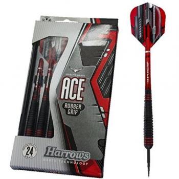 Ace 22g Steel Tip Darts with Rubber Grip
