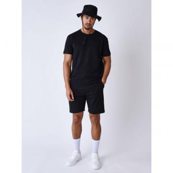 Project X Paris Men's Black Training T-Shirt with Cut-Outs