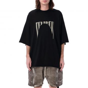 Drkshdw Rick Owens Black One-Size Short Sleeve Tee