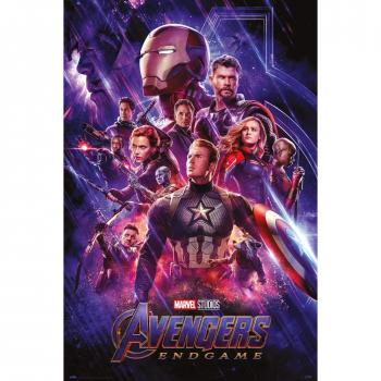 Einseitiges Poster „Avengers Endgame“