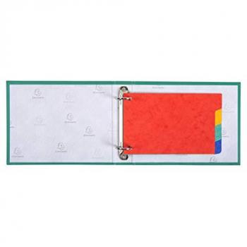 Exacompta Assorted Multicolour Dividers 4-Part 2 Holes Pack of 10