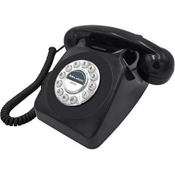 TELEFONO FISSO VINTAGE MAJESTIC MAX-253 NERO