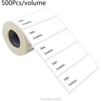 500pcs Refrigerator and Freezer Food Labels