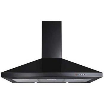 CDA ECH91BL 90cm Black Cooker Hood